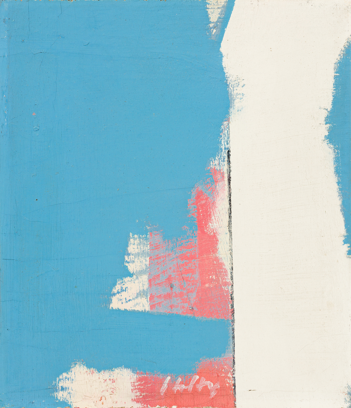 CARL HOLTY (1900 - 1973, AMERICAN) Light Blue Heavy White, #13